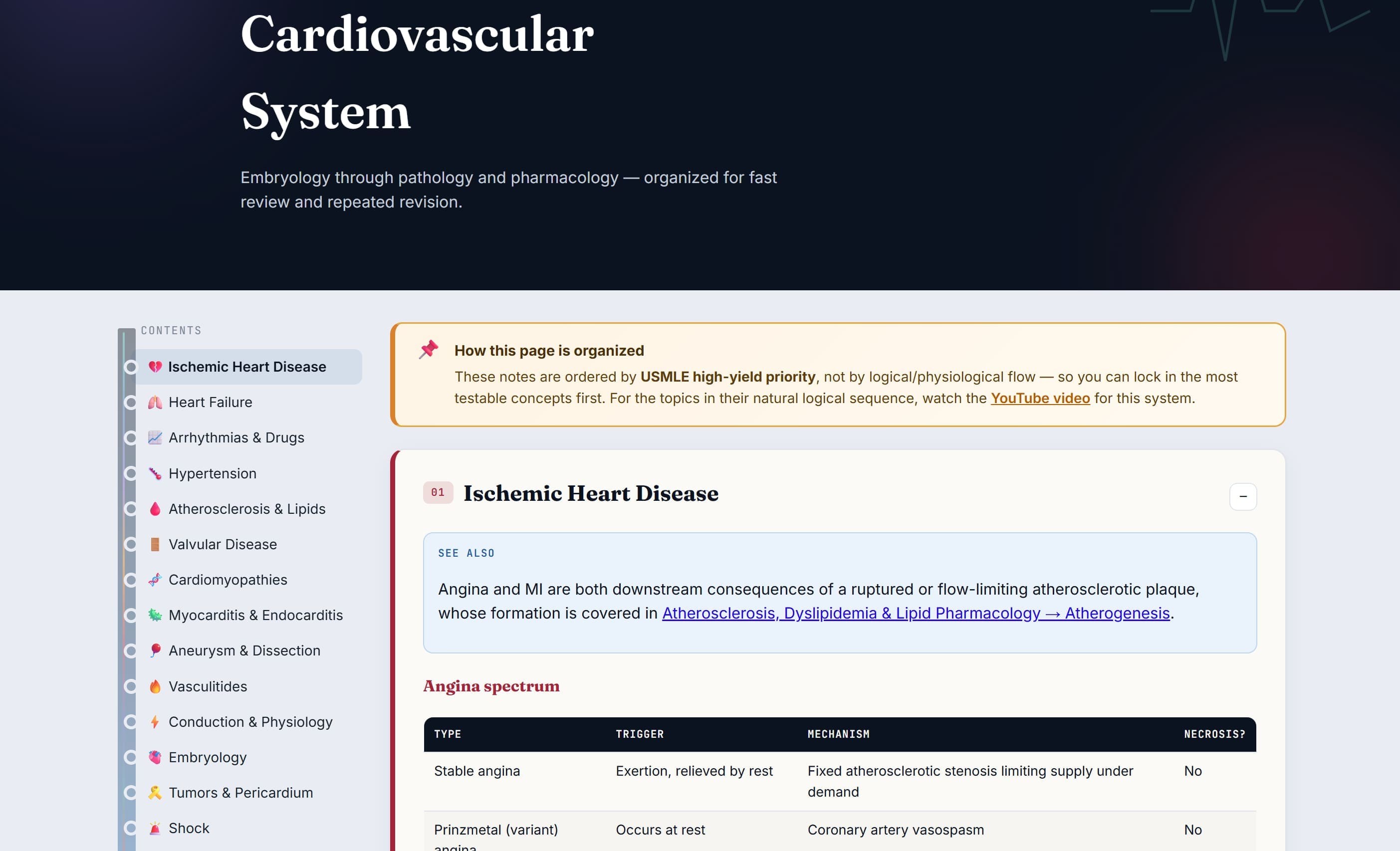 Cardiovascular system notes preview